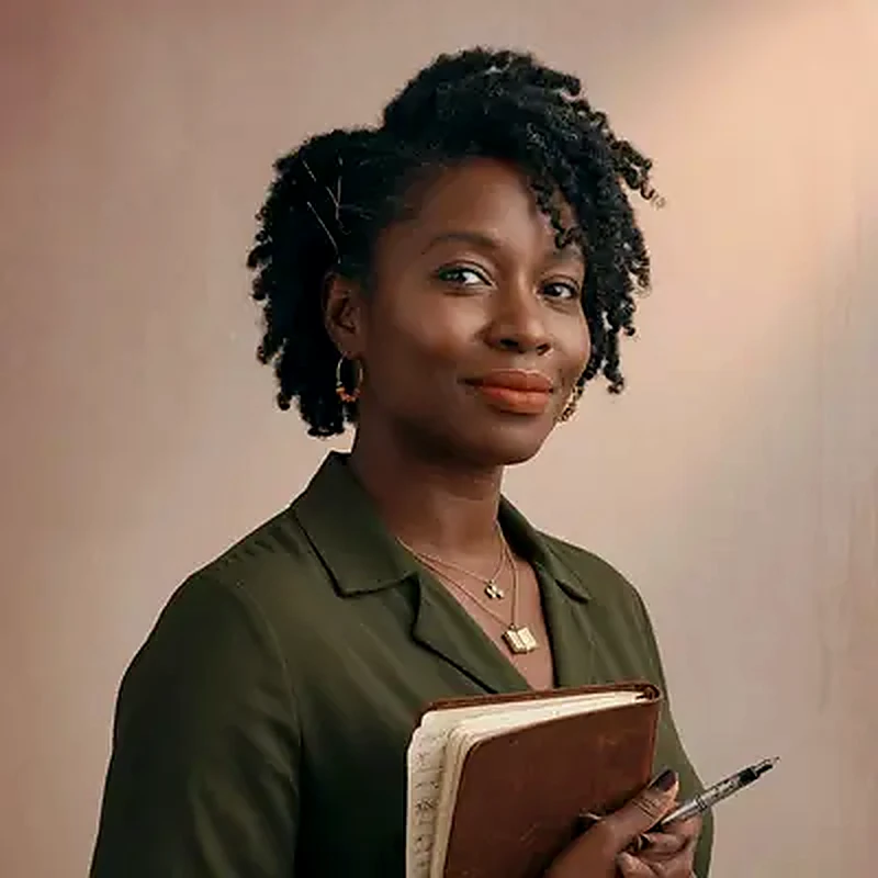 Portrait of Amina Okello, marketplace operations writer
